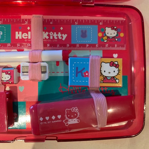 Lot of 3 items Hello Kitty Stationary Set Japan - Picture 6 of 13
